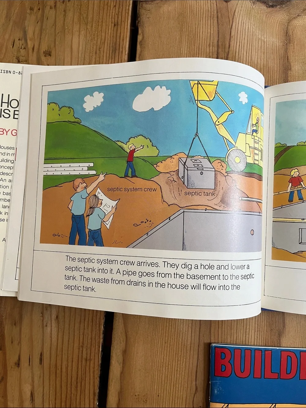 Set/2 Simple Construction Books Illustrated for Children HC How To Build A House